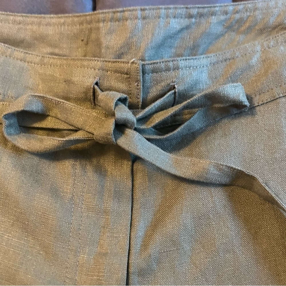 Willi Smith Olive Green Women's Bermudas - Picture 3 of 5